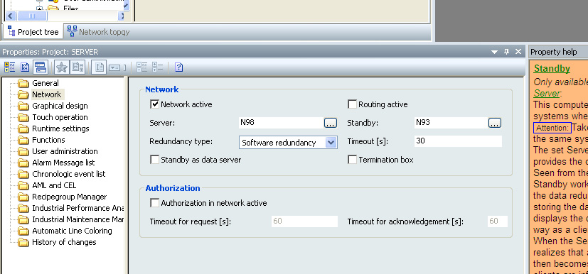 redundancy config
