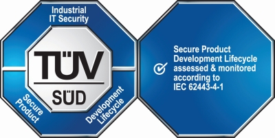 TUEV SUED IEC62443 certification mark